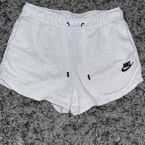 Light grey Nike sweat shorts